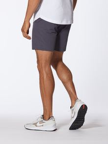 Mens | AO Slim-Fit Versaknit Hybrid Short | Cast Iron