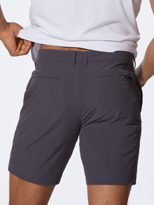 Mens | AO Slim-Fit Versaknit Hybrid Short | Cast Iron