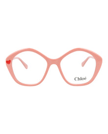 (Kids) Chloe Square Acetate Optical Frames | Pink