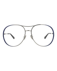 Chloe Aviator Metal Optical Frames | Blue