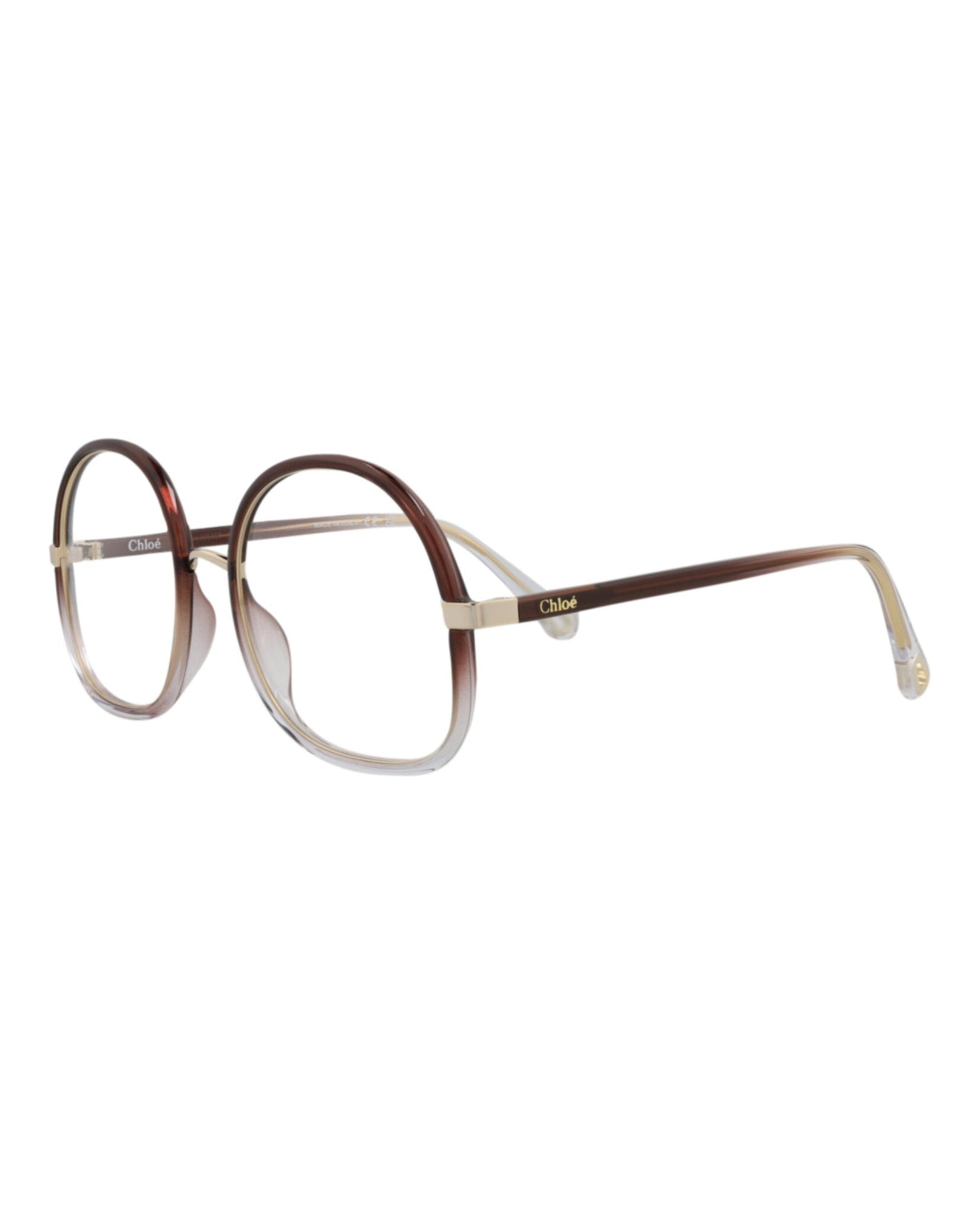 Chloe Round Injection Optical Frames | Brown