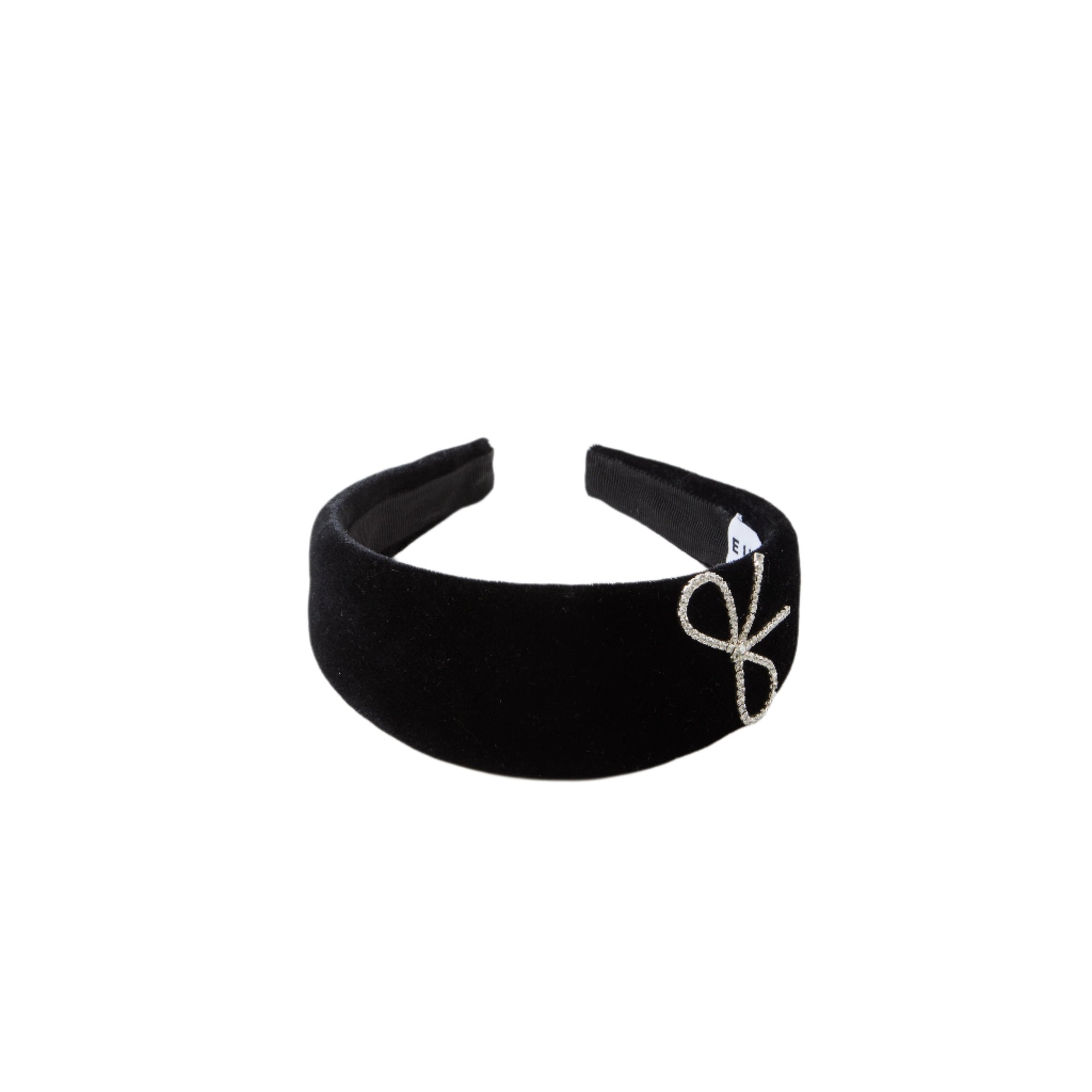 Clara Velvet Headband | Black