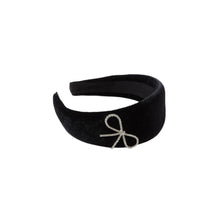 Clara Velvet Headband | Black