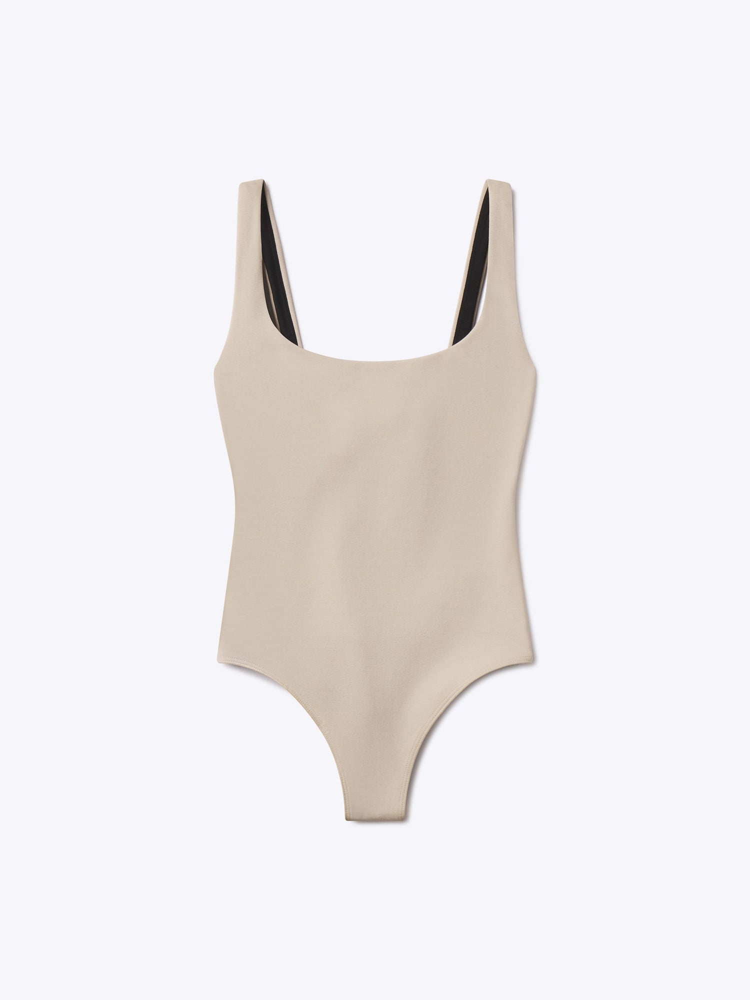 Womens | Essential Form-Fitting Bodysuit | Clay