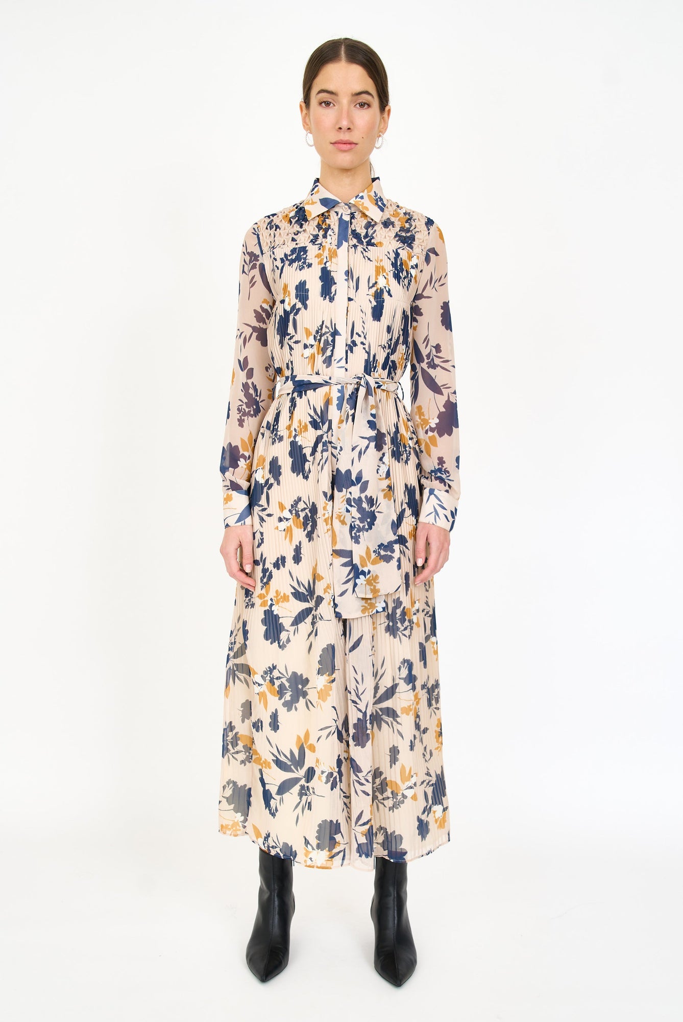 Karie Dress | Inkblot Ivory