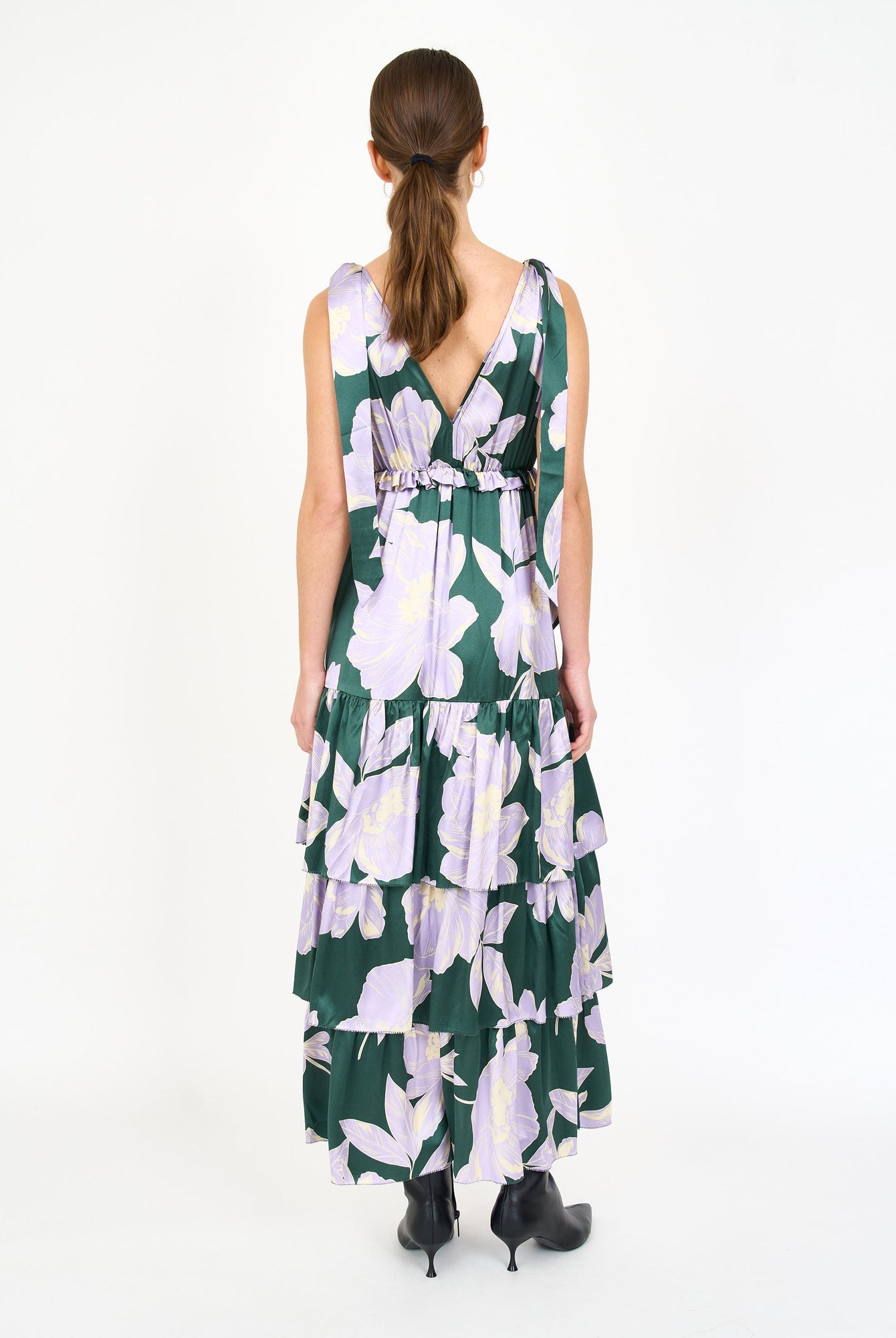 Alexa Dress | Green Blossom