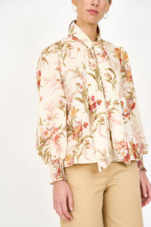 Georgie Blouse | Ivory Brocade