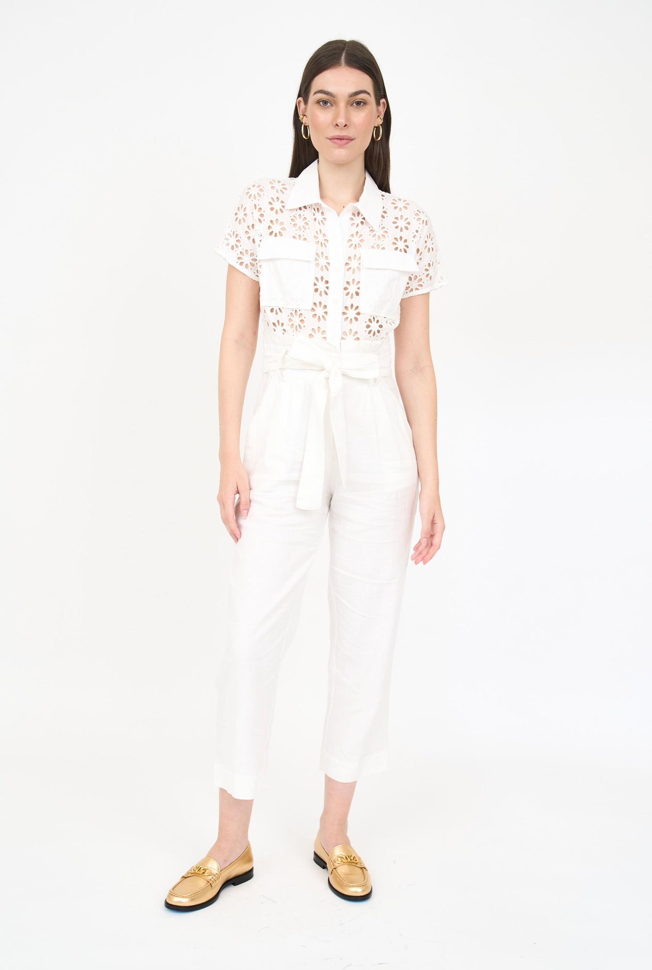 Chase Jumpsuit | White