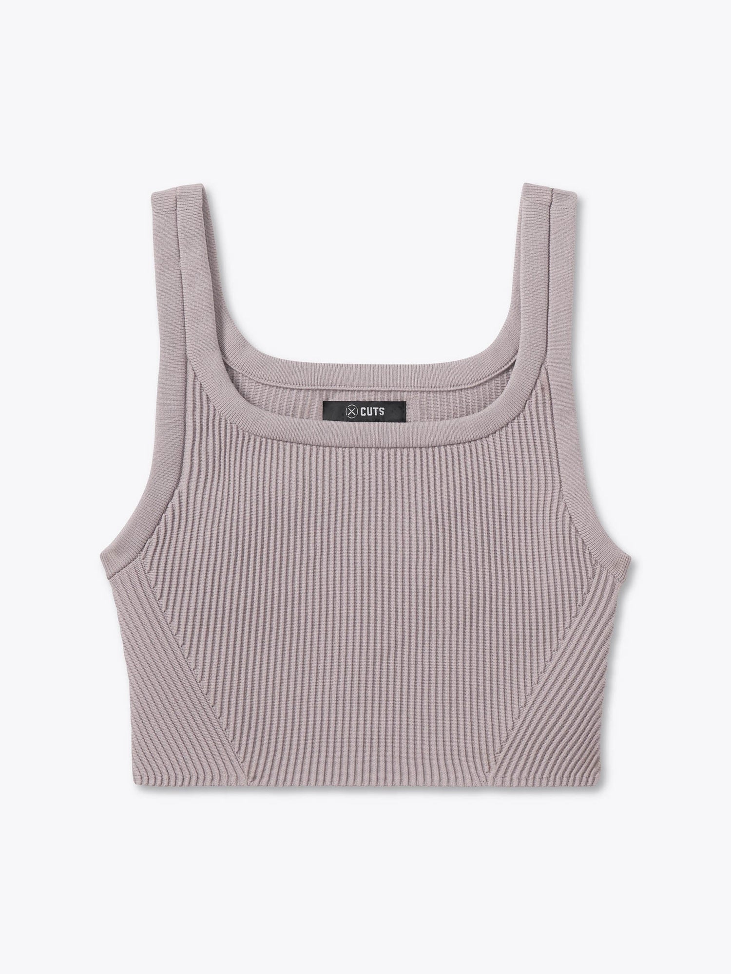 Womens | Coreflex Form-Fitting Cropped Tank | Concrete