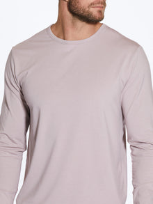 AO Universal Long Sleeve Curve-Hem Tee | Concrete Classic-fit PYCA Pro