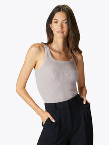 Womens | Coreflex Form-Fitting Tank | Concrete