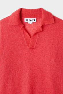 Mohair Polo | Men | Red