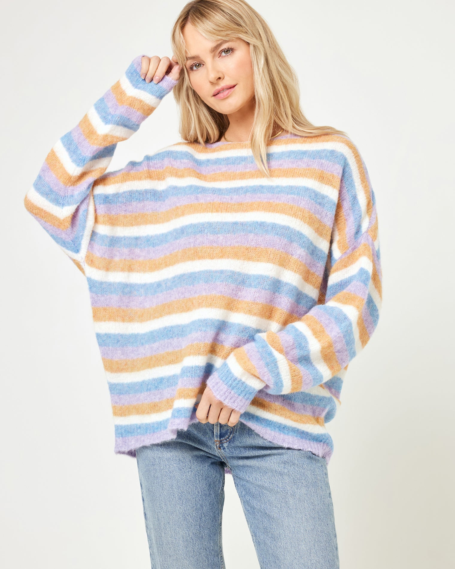 Beautiful Skies Stripe | Model: Lura (size: S)