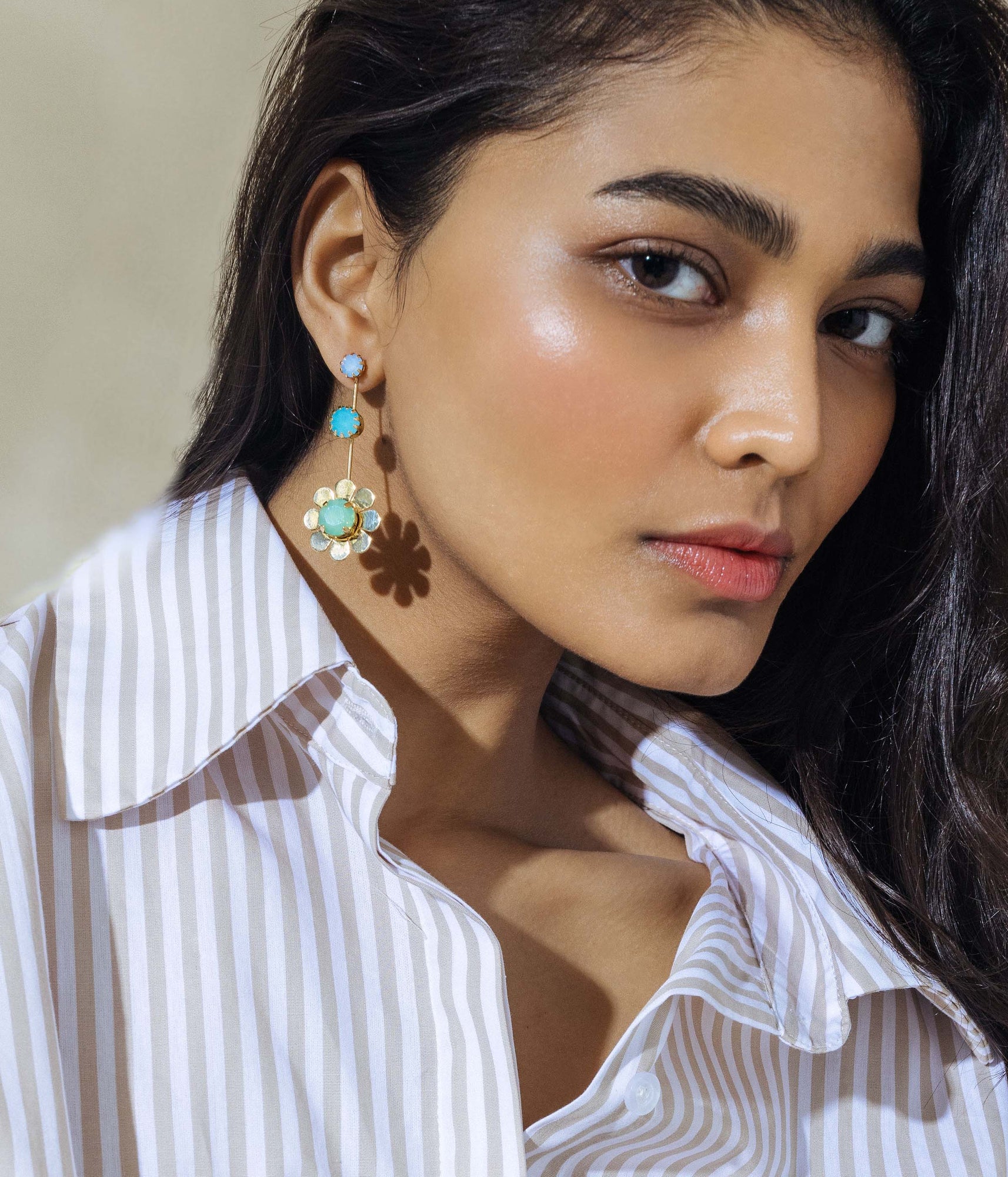 Callista Earrings | Gold