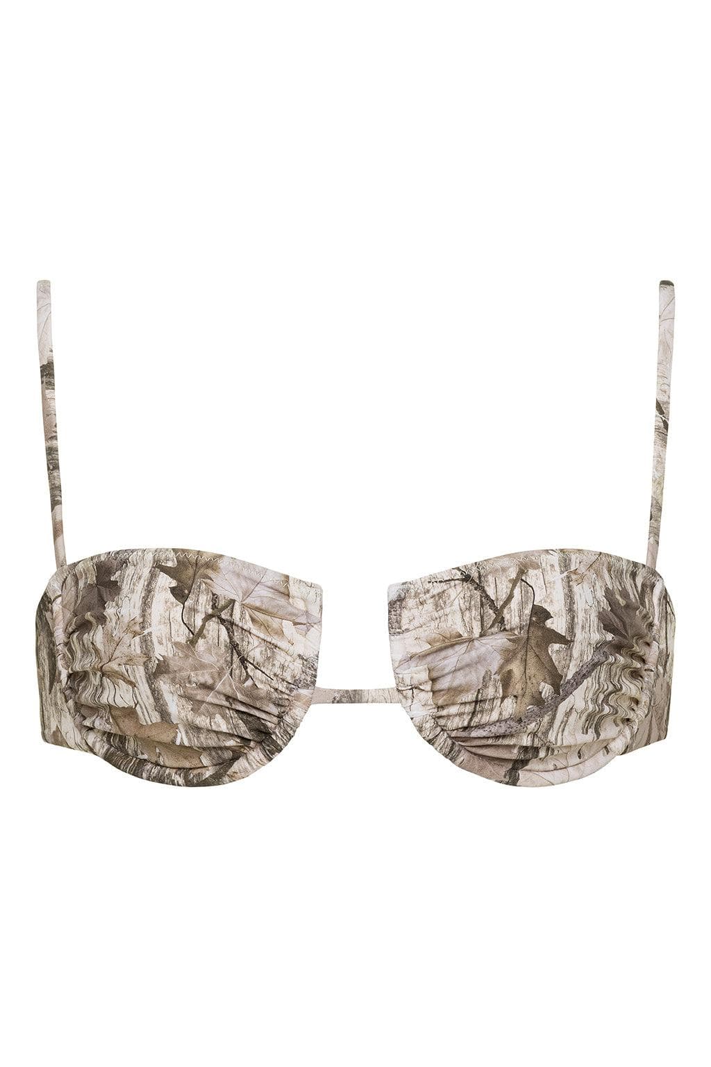 Simonette Bikini Top | Camo