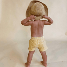 Kids | Boardshort | Canary Stripe