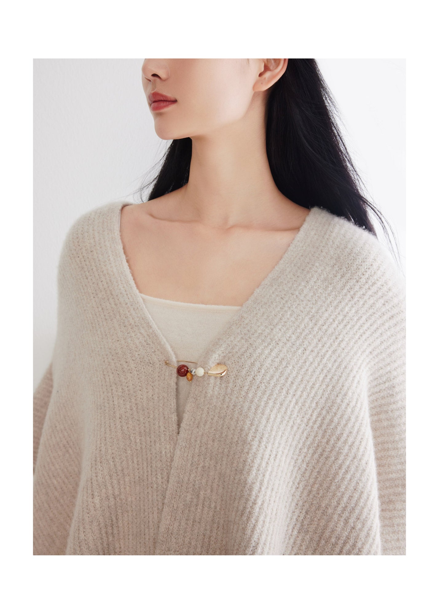 Cardigan | Beige