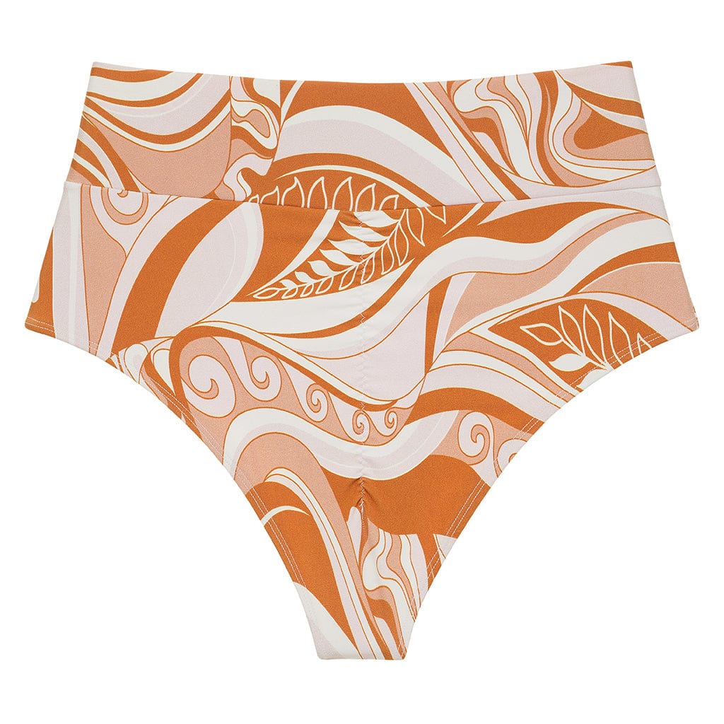 Added Coverage High Rise Bikini Bottom | Carmel