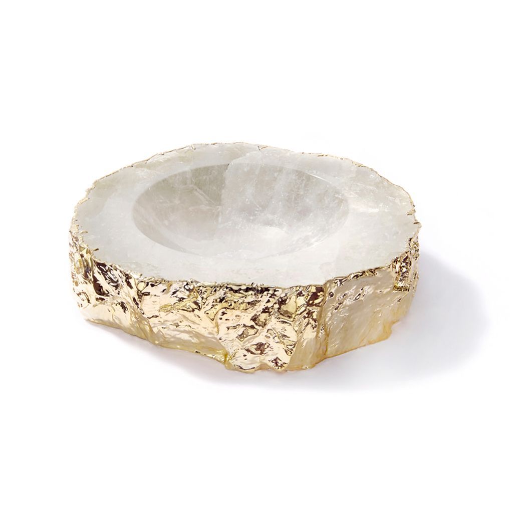 Casca Bowl | 24K Gold-Plated | Crystal