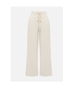 Cashmere Wide-Leg Pant | Beige