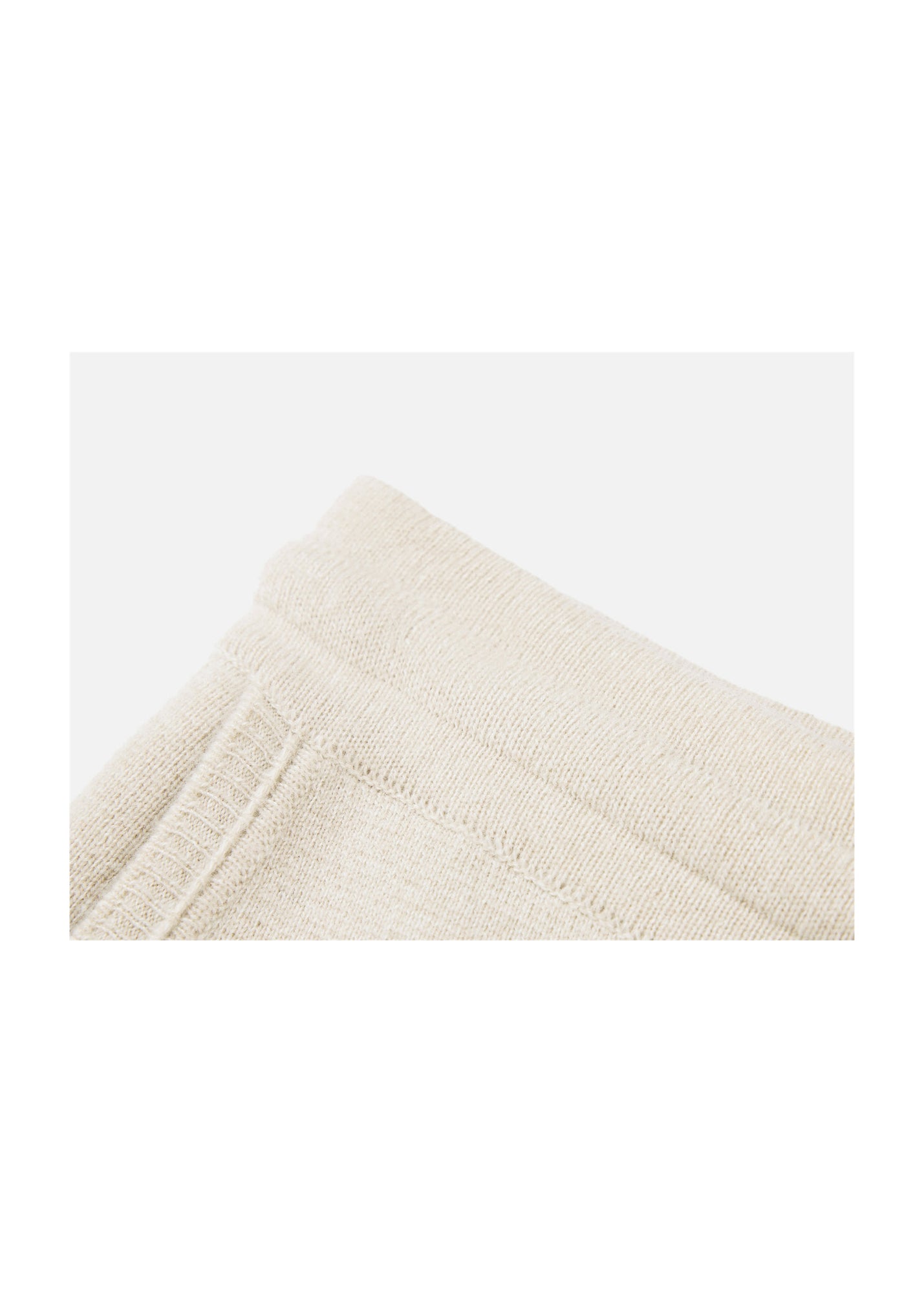 Cashmere Wide-Leg Pant | Beige