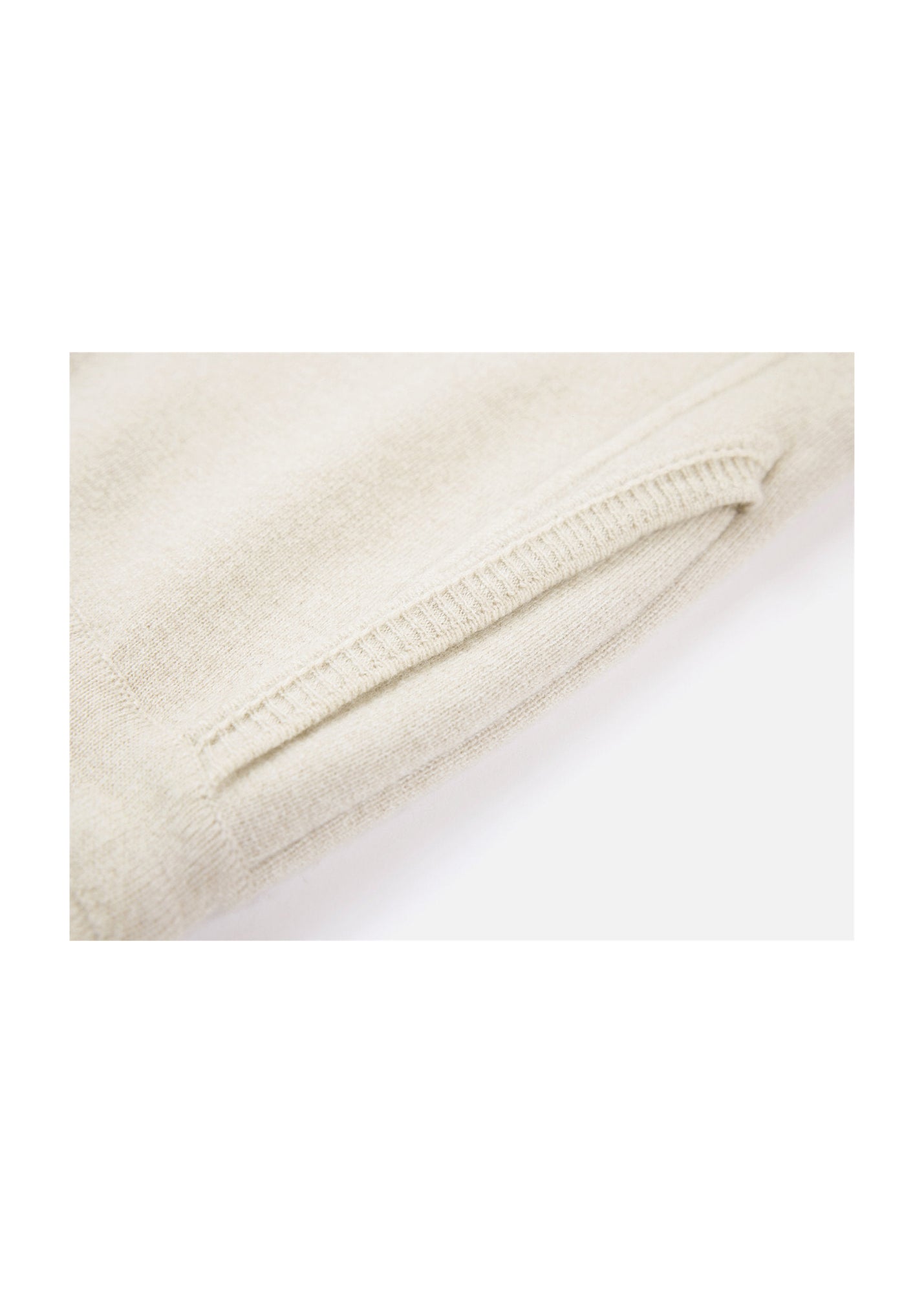 Cashmere Wide-Leg Pant | Beige