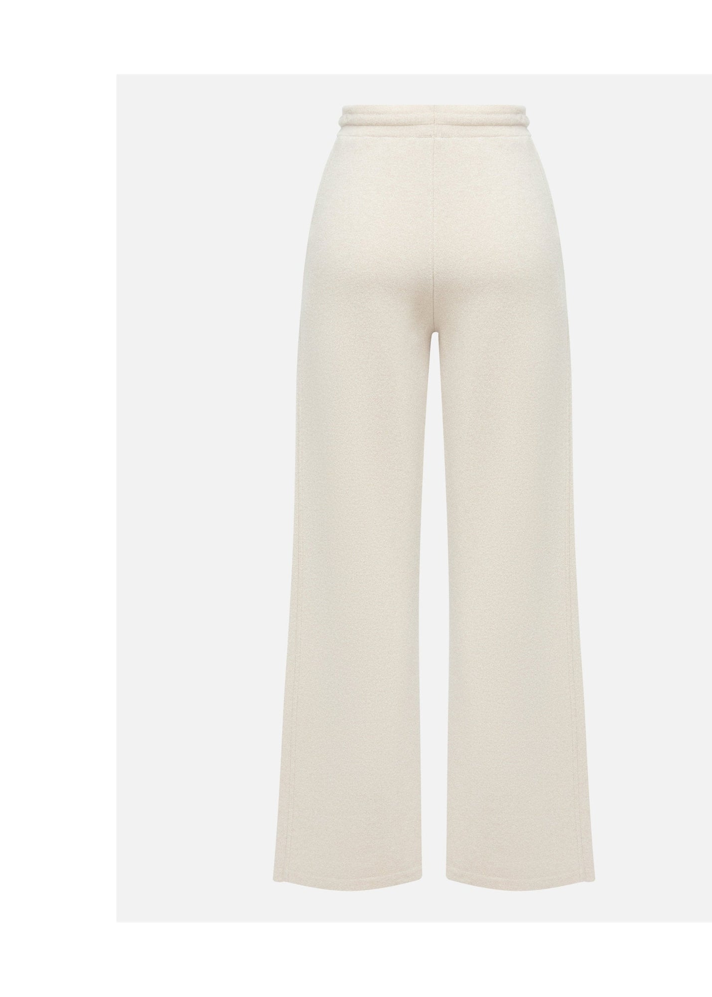 Cashmere Wide-Leg Pant | Beige