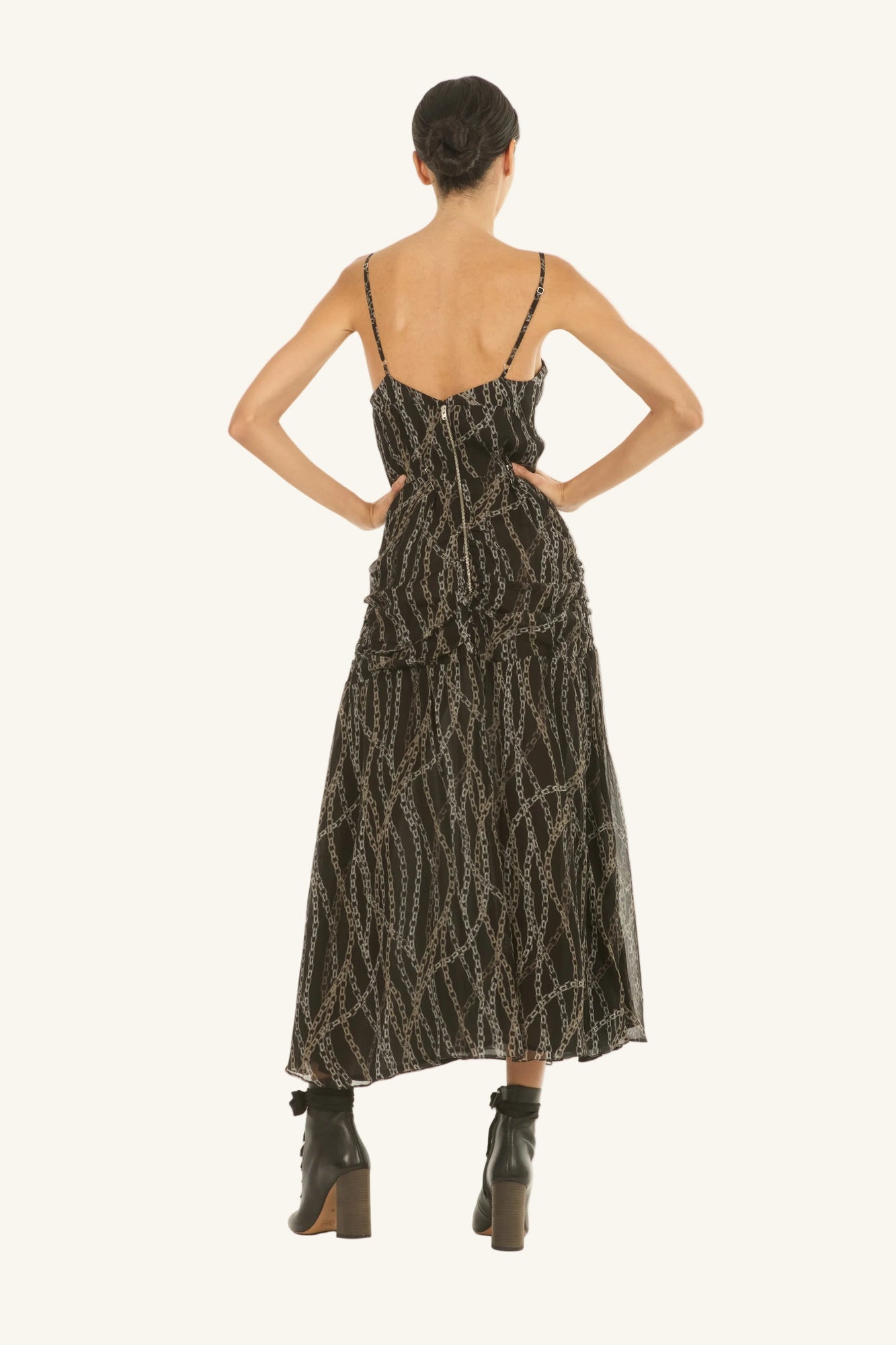 Mira Maxi Dress | Black Chain