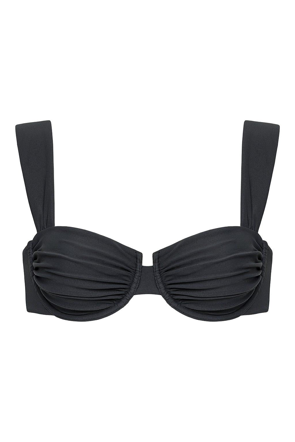 Bella Bikini Top | Charcoal