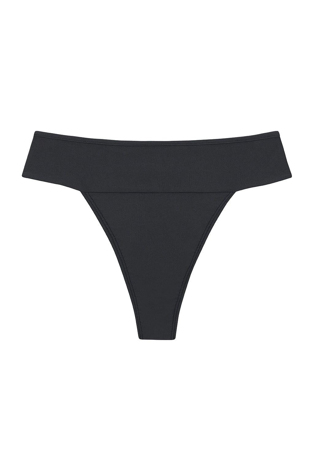 Tamarindo Binded Bikini Bottom | Charcoal