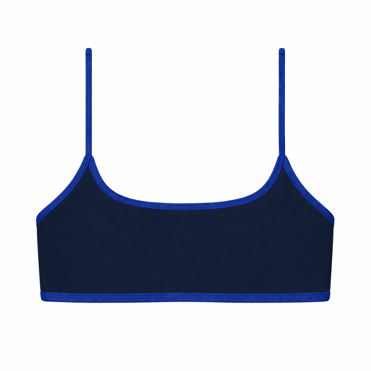 Muse Scoop Top | Navy w/ Royal Blue Contrast