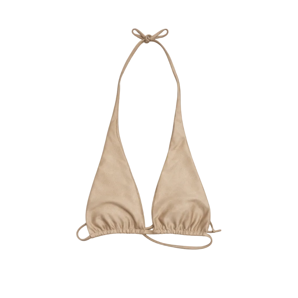 Kiara Top | Taupe Sheen