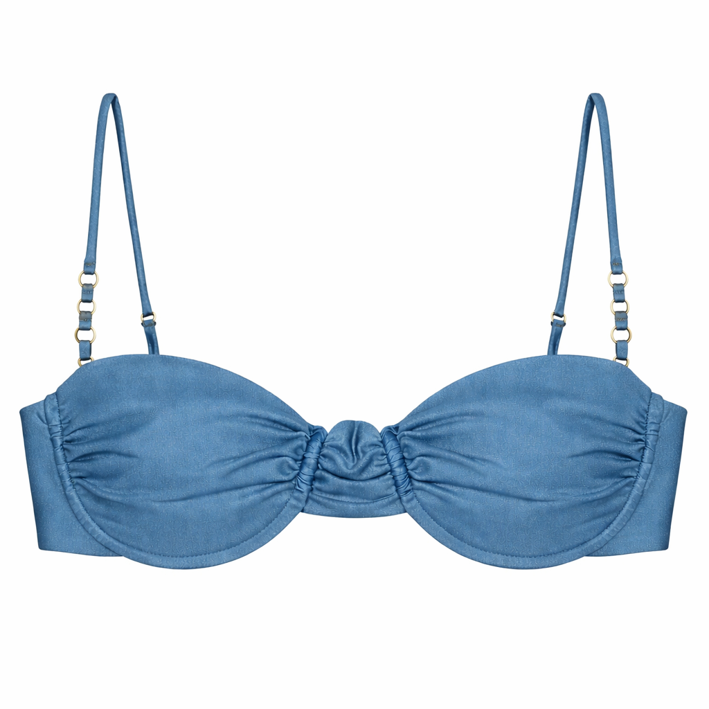 Raina Top | Azure Sheen