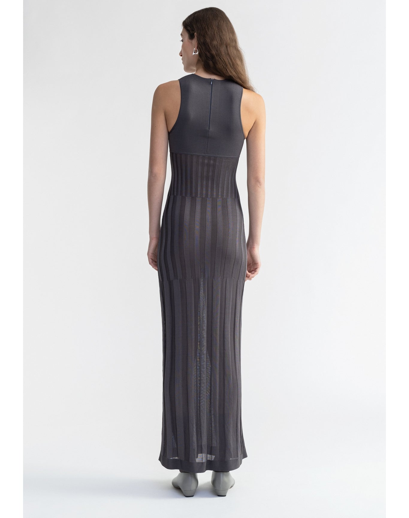 Clara | Knitted Maxi Dress | Storm