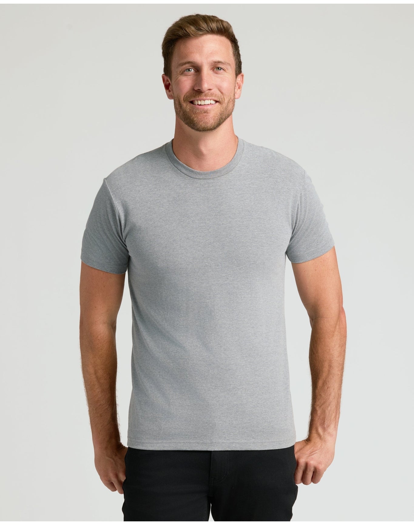 Classic Crew Neck | Heather Gray
