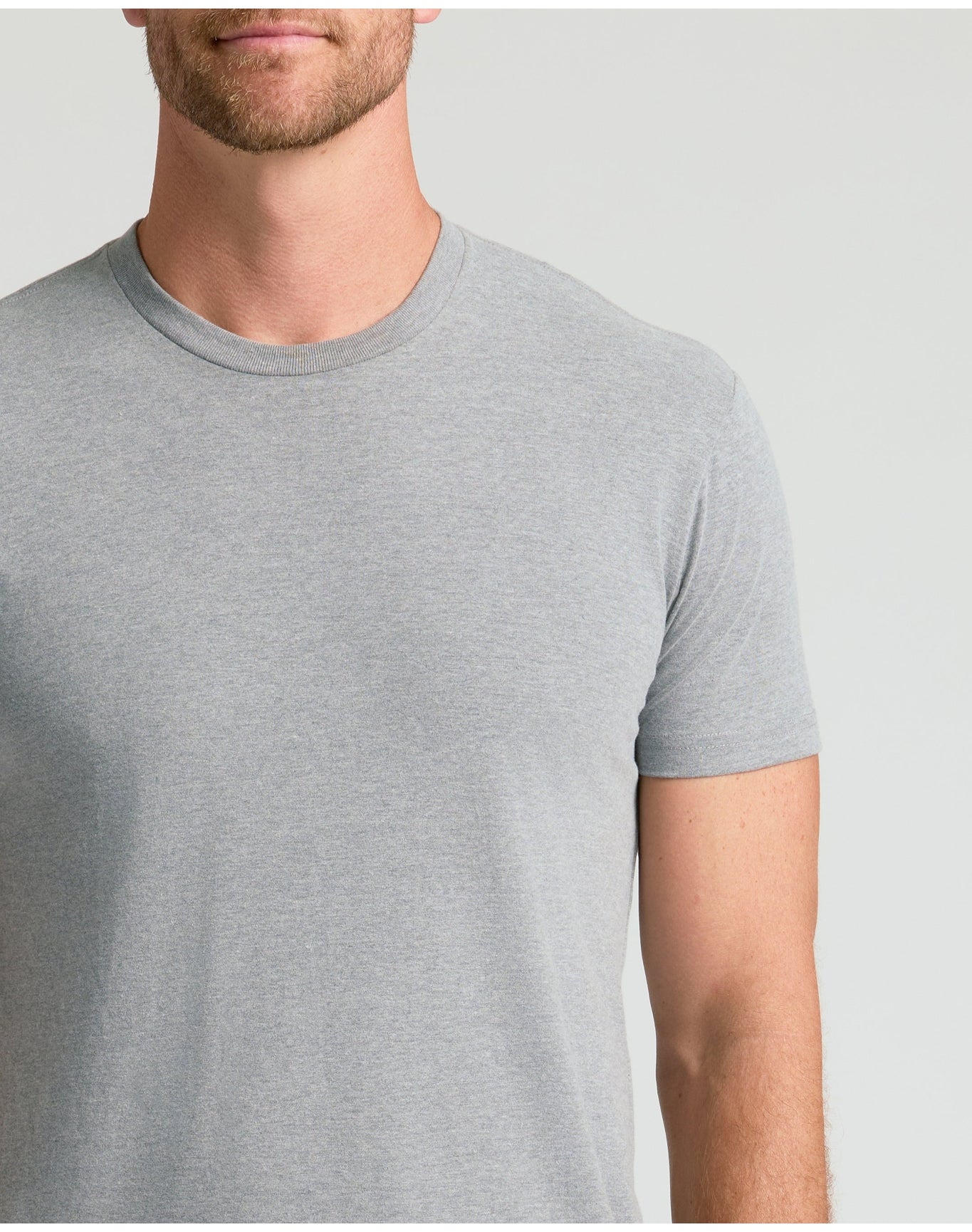 Classic Crew Neck | Heather Gray