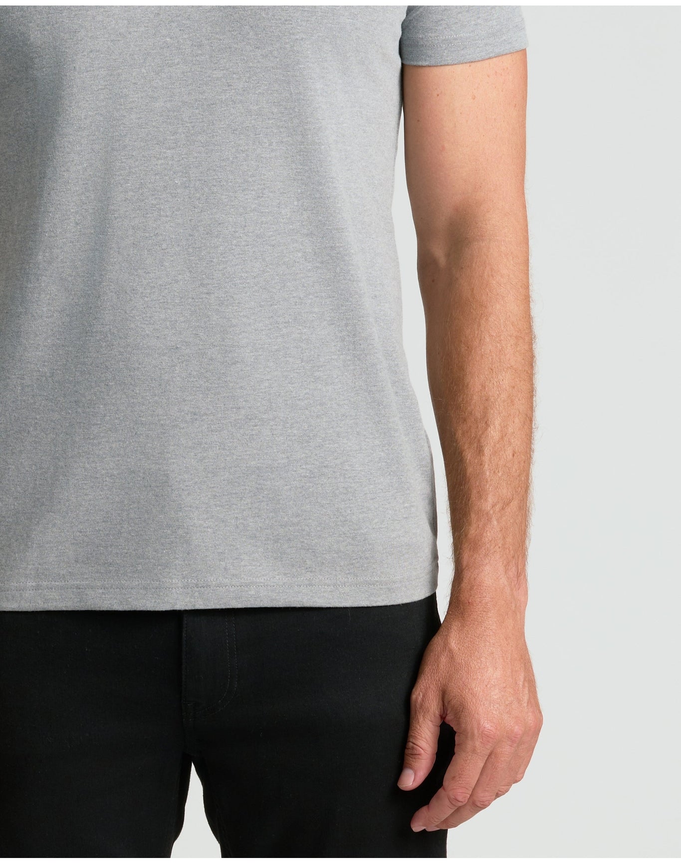 Classic Crew Neck | Heather Gray