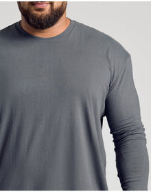 Classic Long Sleeve Crew Neck | Carbon