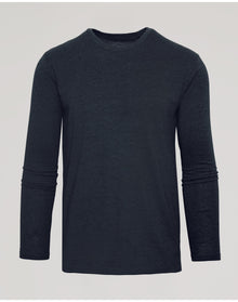 Classic Long Sleeve Crew Neck | Charcoal Heather Gray
