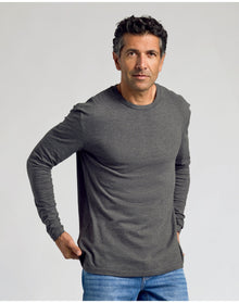 Classic Long Sleeve Crew Neck | Charcoal Heather Gray