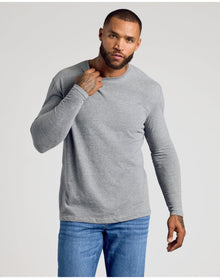 Classic Long Sleeve Crew Neck | Heather Gray