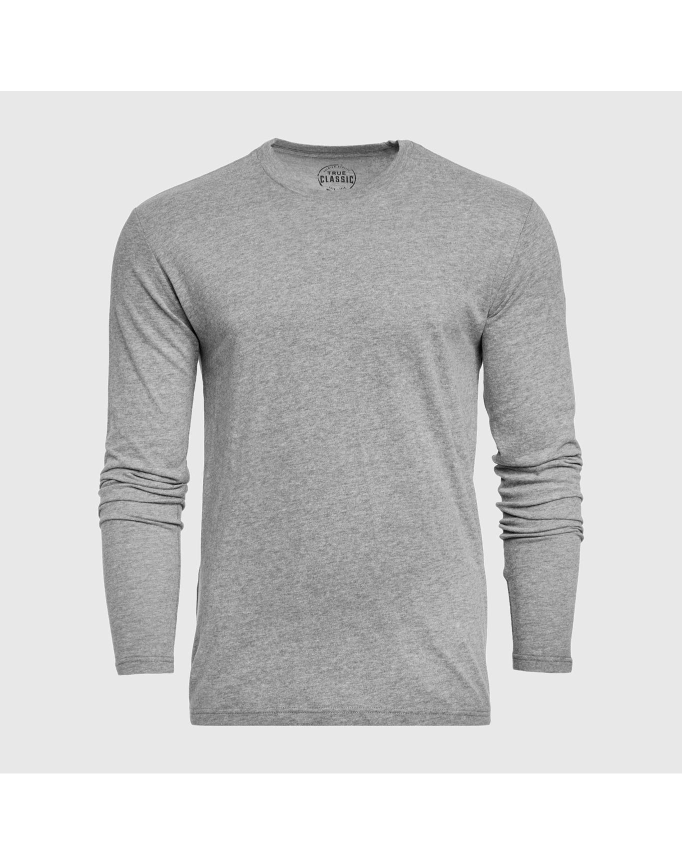 Classic Long Sleeve Crew Neck | Heather Gray