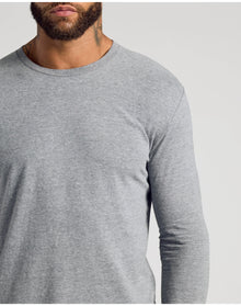 Classic Long Sleeve Crew Neck | Heather Gray