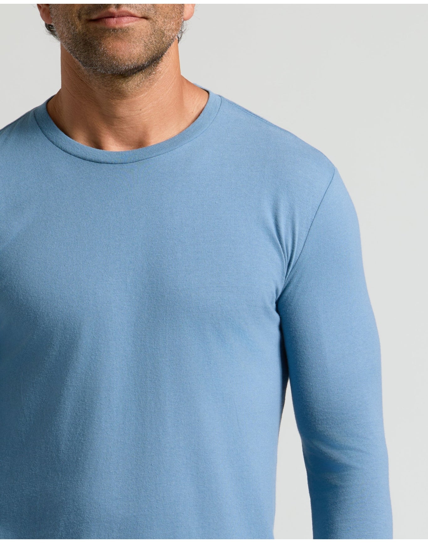 Classic Long Sleeve Crew Neck | Indigo