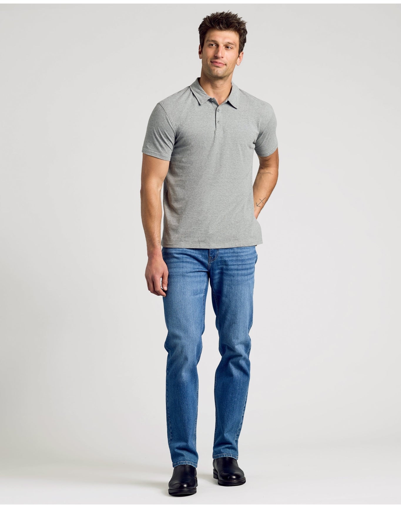 Classic Polo | Heather Gray