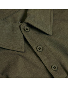 Classic Polo | Heather Military Green