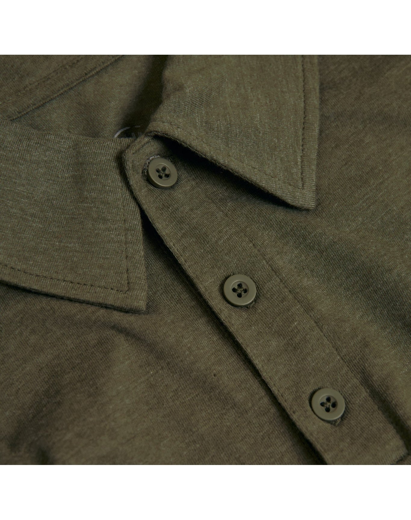 Classic Polo | Heather Military Green