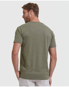 Classic V-Neck | Heather Military Green