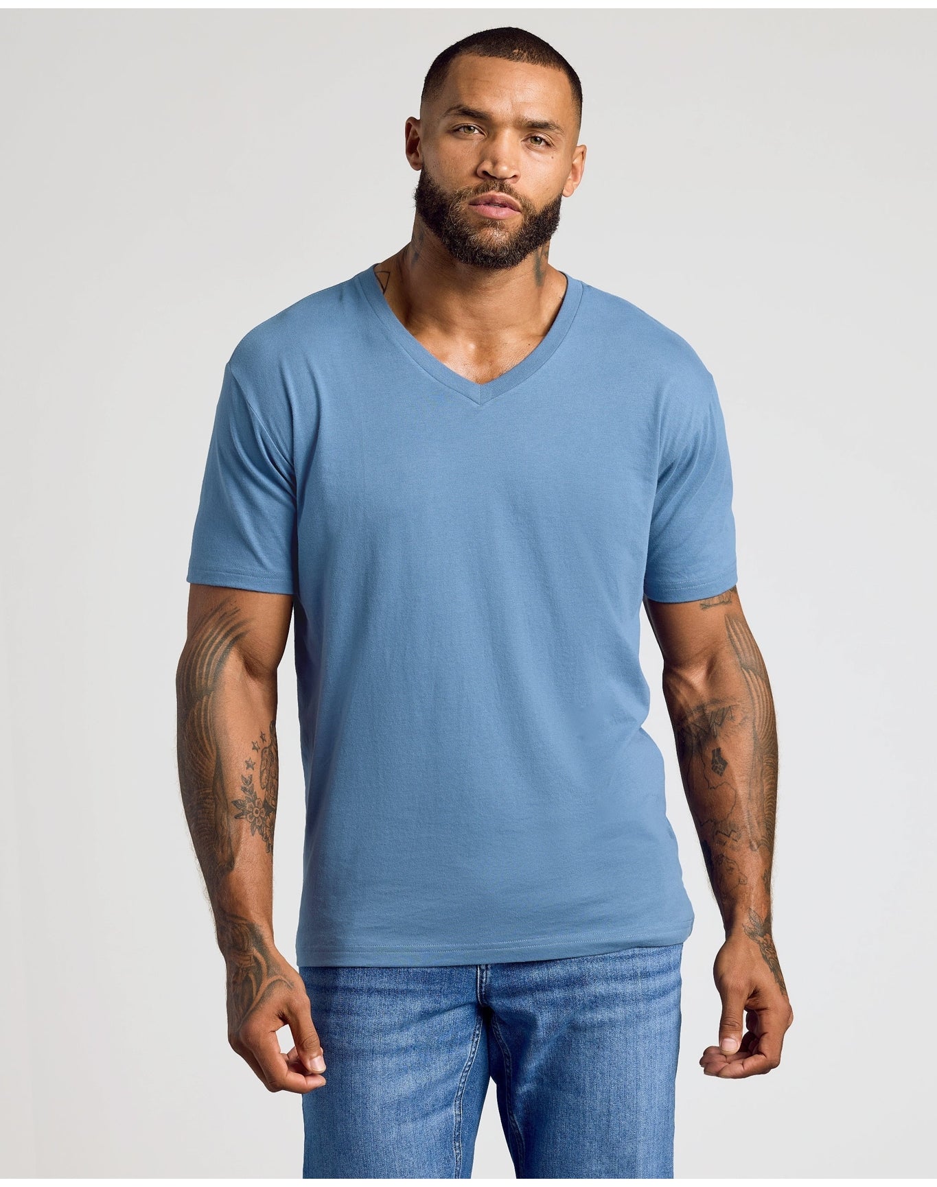 Classic V-Neck | Indigo