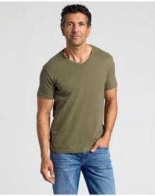 Classic V-Neck | Military Green